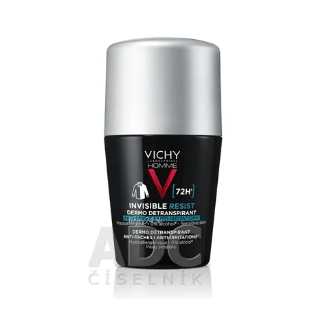 VICHY HOMME INVISIBLE RESIST DETRANSPIRANT 72H