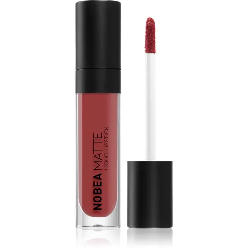 NOBEA Day-to-Day Matte Liquid Lipstick matný tekutý rúž odtieň Mulberry #M12 7 ml