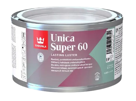 UNICA SUPER 60 - Uretánovo alkydový lak bezfarebný pololesklý 0,225 L