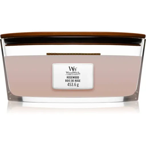 Woodwick Rosewood vonná sviečka s dreveným knotom (hearthwick) 453.6 g