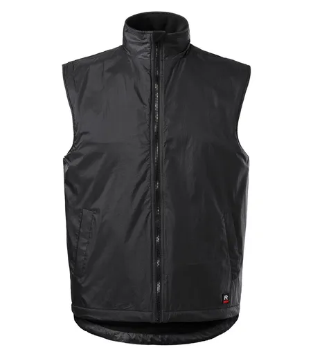 MALFINI Pánska vesta Body Warmer - Ebony gray | 4XL