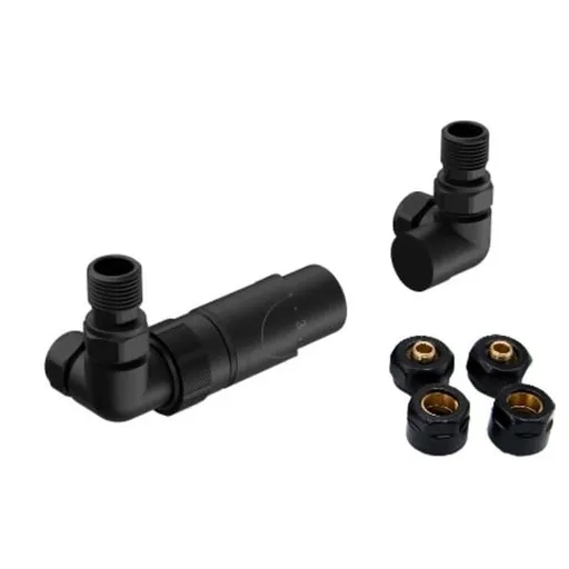 HOPA Prime-Sada ventil pre ústredné vykurovanie čierna VENTILSADAKPB