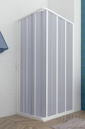 FORTE - Sprchová zástena FLEX - VENERE NEW - Rozmer A - 100, Rozmer B - 100, Rozmer C - 185, Typ otvárania - Zatváranie na stranu OLBBXF111001