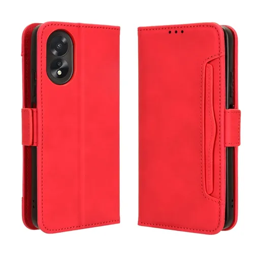 SLOT Peňaženkový obal pre Oppo A38 červený