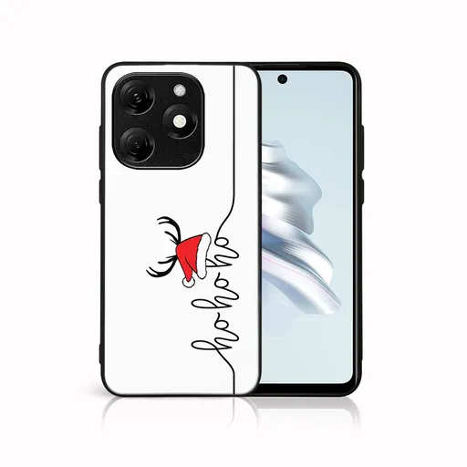 MY ART Kryt s vianočným dizajnom Tecno Spark 20 HOHOHO (073)