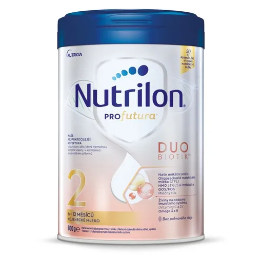 NUTRILON Profutura Duobiotik 2 dojčenské mlieko od 6-12 mesiacov 800 g