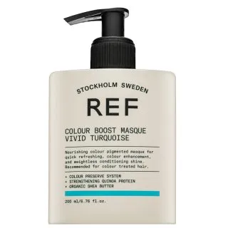 REF Colour Boost Masque vyživujúca maska ​​s farebnými pigmentmi pre oživenie farby Vivid Turquoise 200 ml