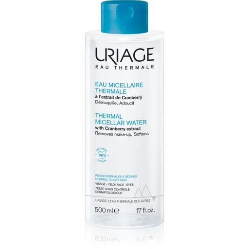 Uriage Hygiène Thermal Micellar Water - Normal to Dry Skin micelárna čistiaca voda pre normálnu až suchú pleť 500 ml