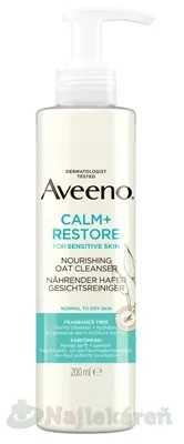 Aveeno CALM+RESTORE čistiaci pleťový gél s ovsom 200ml