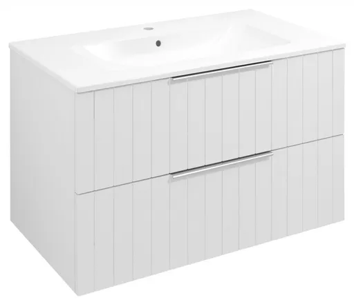 SAPHO - CIRASA STRIP umývadlová skrinka 79,8x52x46cm, biela mat CR801-3131S