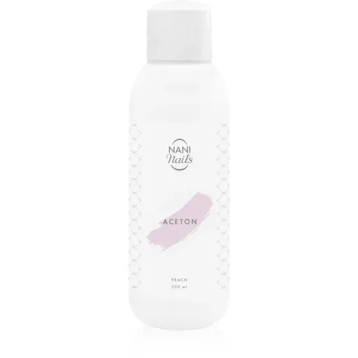 NaniNails NANI Peach čistý acetón k odstráneniu gélových lakov 500 ml