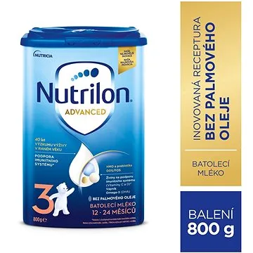 Nutrilon 3 Advanced batoľacie mlieko 800 g (8590340126826)