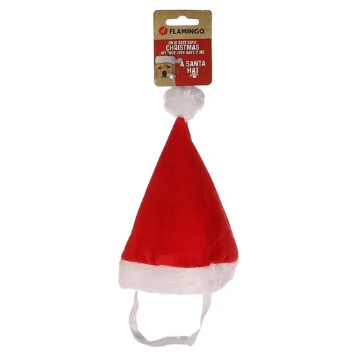 FLAMINGO Ponne vianočné čiapky pre psov 22 cm