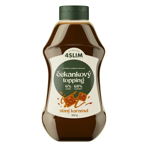 4SLIM Čakankový topping slaný karamel 700 g