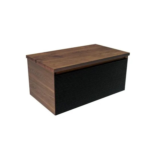 Kúpeľňová skrinka s krycou doskou Naturel Monza 79x30x45 cm orech mat MONZA80BN