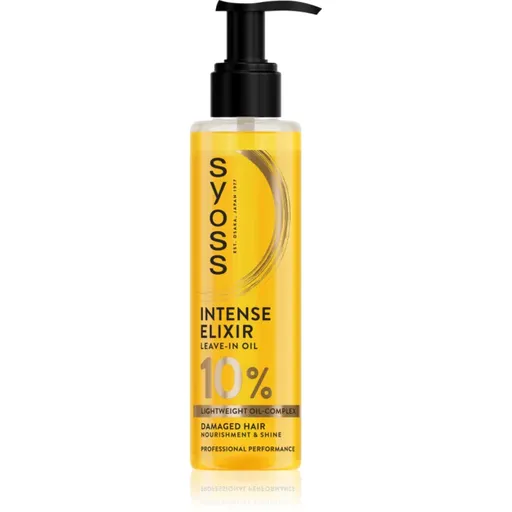 Syoss Intense Elixir Leave-in Oil olejová starostlivosť pre poškodené vlasy 100 ml