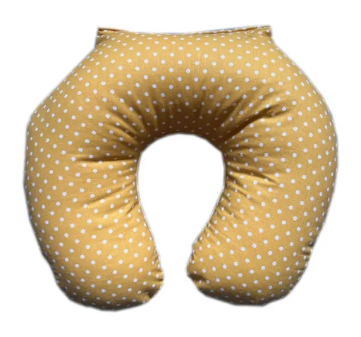 Polášek Cestovný vankúš - Žltá / bodky