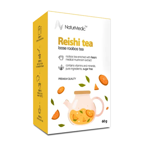 REISHI Rooibos čaj - reishi tea