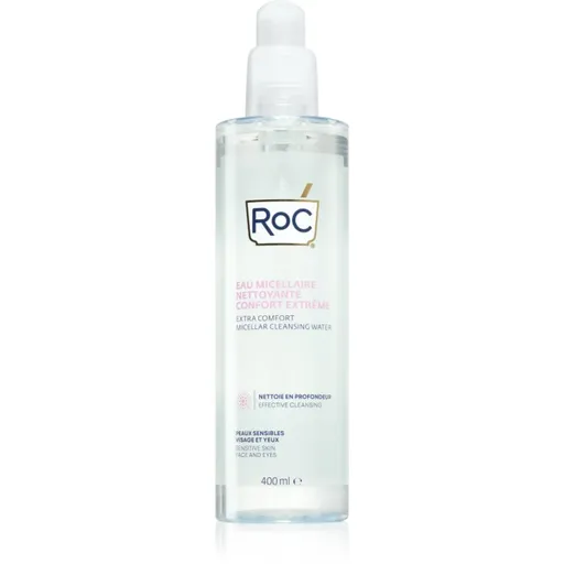 RoC Extra Comfort Micellar Cleansing Water upokojujúca micerálna voda pre citlivú pleť 400 ml