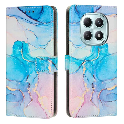 ART MARBLE Peňaženkový kryt pre Xiaomi Redmi Note 15 5G / POCO M8 5G BLUE PINK