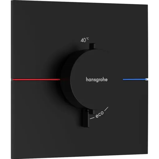 Hansgrohe ShowerSelect Comfort E sprchová batéria bez podomietkového telesa matná čierna 15574670