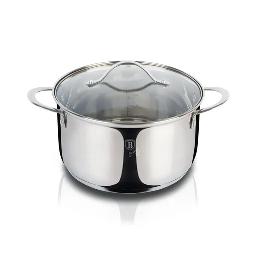 BERLINGER HAUS - Hrniec nerez a sklenená pokrievka 20cm/3,8l