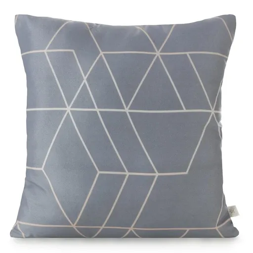 ArtFir Obliečka na vankúš GEO 02 | sivá/béžová 40 x 40 cm