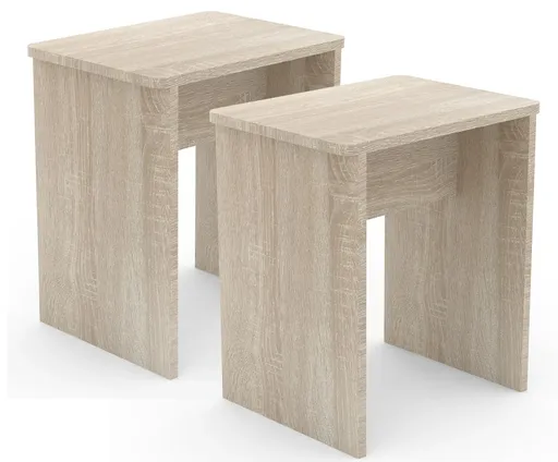 VCM Stolička Esal, dub sonoma, 2 ks