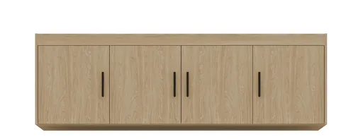 ArtLemp Nadstavec na šatníkovú skriňu ELLEN 4D | dub olejovaný