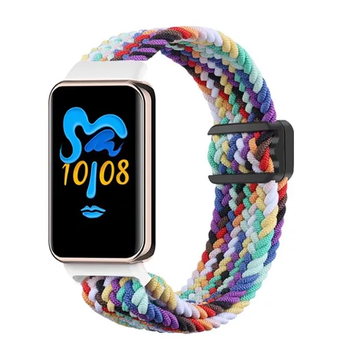 BRAIDED Nylonový remienok pre Honor Band 10 / Honor Band 9 RAINBOW