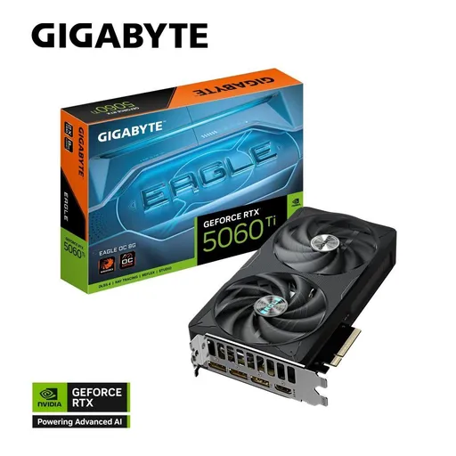 GIGABYTE VGA NVIDIA GeForce RTX 5060 Ti EAGLE OC 8G, 8G GDDR7, 3xDP, 1xHDMI