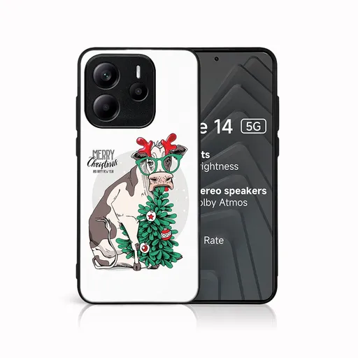 MY ART Kryt s vianočným dizajnom Xiaomi Redmi Note 14 5G MERRY CHRISTMAS (074)