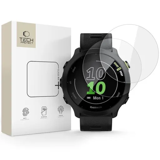 TECH-PROTECT GLASS FIT+ 2-PACK Ochranné sklo pre Garmin Forerunner 55mm