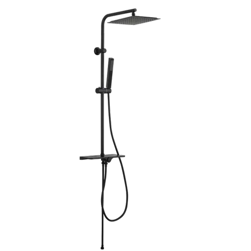 INVENA - Sprchový stĺp SVART BASIC, čierna AU-85-D04-X