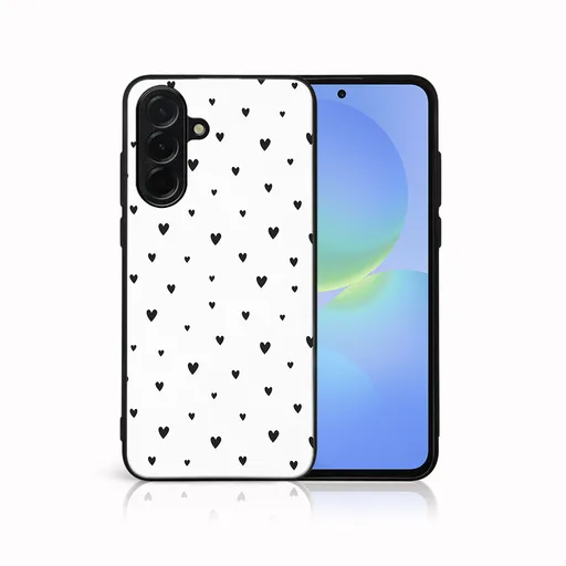 MY ART Ochranný kryt pre Samsung Galaxy A17 / A17 5G BLACK HEARTS (167)
