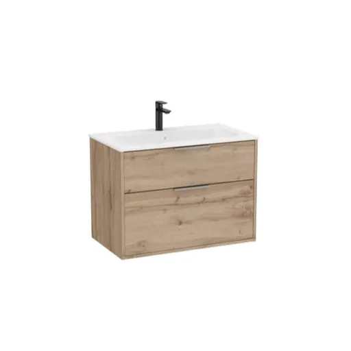 Roca Optica kúpeľňová skrinka s umývadlom 79x58x45,5 cm dub OPT802ZO