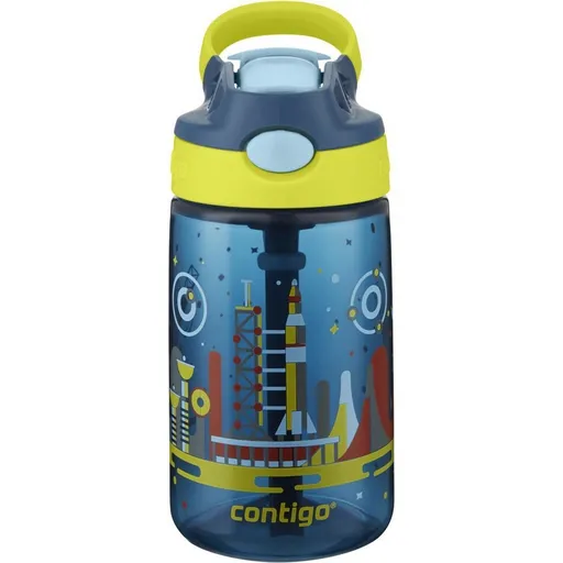 Contigo Detská fľaša Gizmo Flip 420 ml Blue Nautical Space