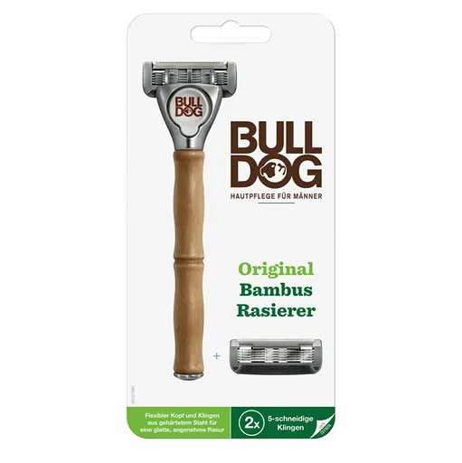 BULLDOG Original Bamboo strojček + 2 ks náhradné hlavice