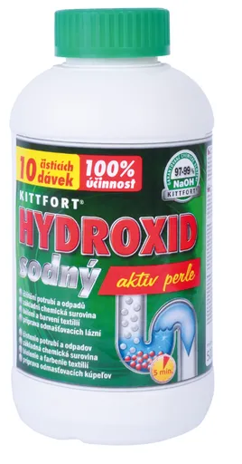 KITTFORT - Hydroxid sodný 0,5 kg