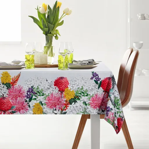 ArtFir Obrus SUMMER 3 | prírodná/červená 140 x 220 cm