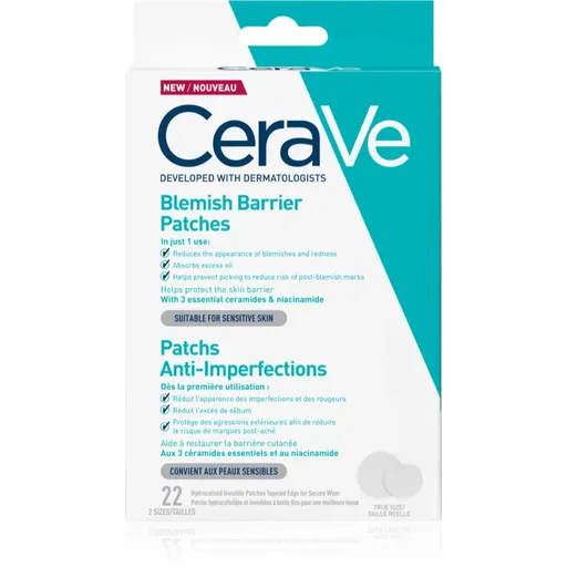 CeraVe Blemish Control Barrier Patches náplasti na problematickú pleť proti akné 22 ks