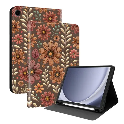 ART Zaklápacie puzdro pre Samsung Galaxy Tab A9 / Galaxy Tab A11 VINTAGE BLOSSOM