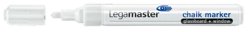 LEGAMASTER CHALK MARKER - Fixky na báze tekutej kriedy biela, 4 ks