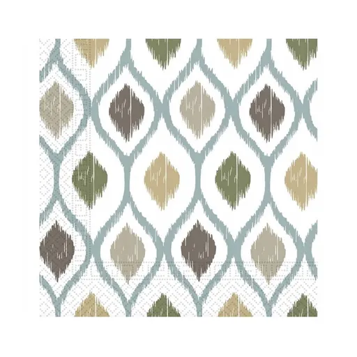 PROCOS SERVÍTKY BOHO VZOR 3-VRSTVOVÉ 33X33CM