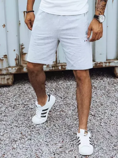 Svetlošedé pánske kraťasy Dstreet SX2186