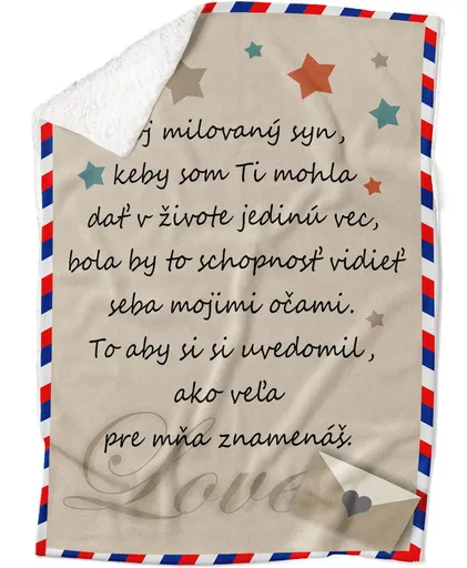 Deka Môj milovaný syn (Podšitie baránkom: ÁNO)