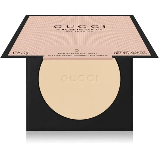Gucci Gucci Beauty Poudre De Beauté Matte Powder zmatňujúci púder náhradná náplň odtieň 01 10 g