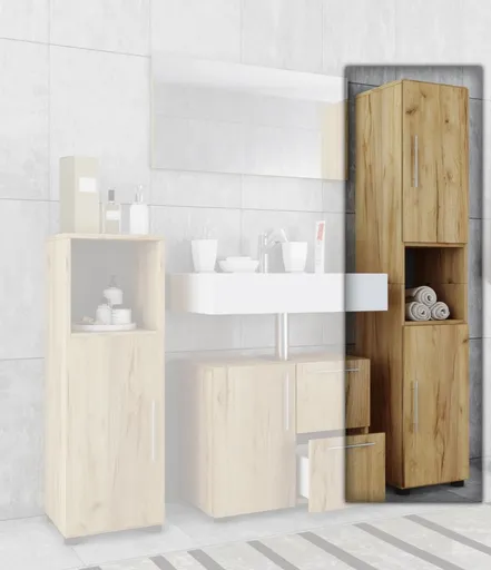 VCM Koupelnová skříňka Flandu, medový dub