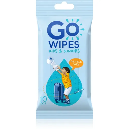 GoWipes For Kids & Juniors vlhčený toaletný papier 10 ks