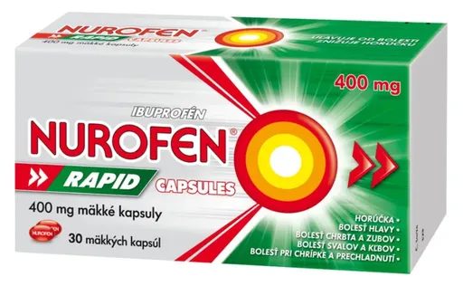 Nurofen Rapid 400 mg Capsules cps.mol.30 x 400 mg
